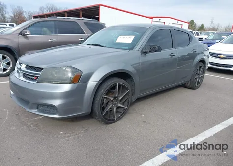 2012 Dodge Avenger Sxt z USA, uszkodzony, nr VIN 1C3CDZCB6CN221150